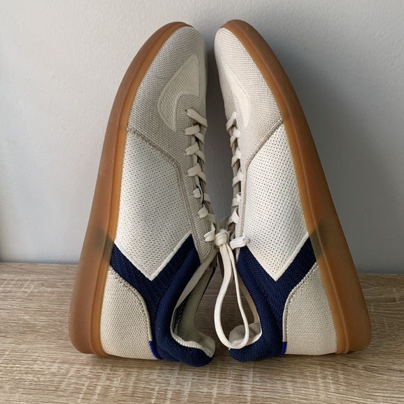 Rothy’s The RS01 Sneaker Panther Men’s Size 10.5 White & Blue Casual Shoes - Picture 11 of 14